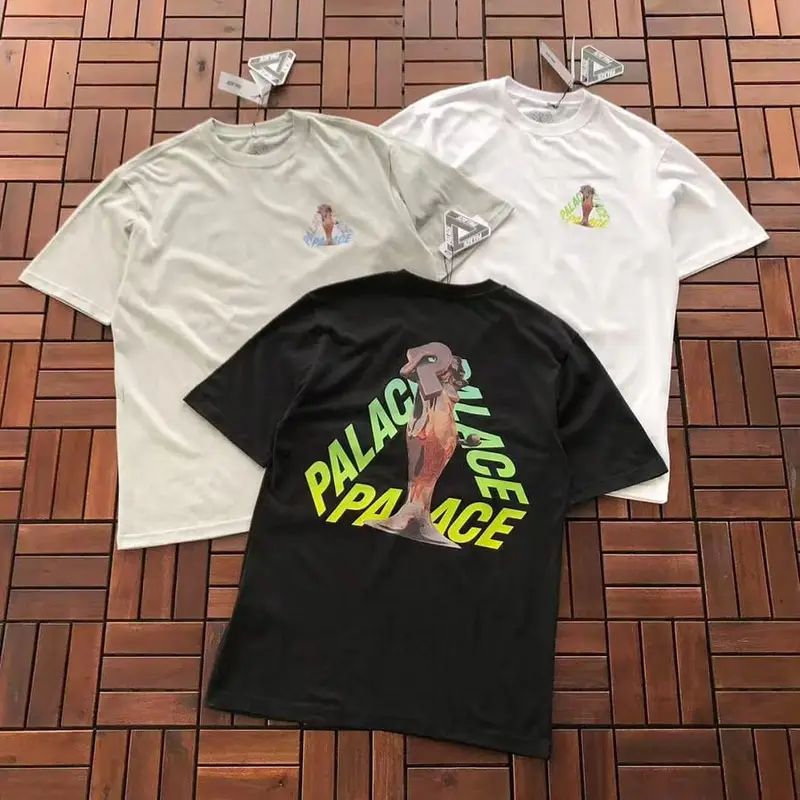 ￥~89 P🔥LA🔥E T-SHIRT 55070155 (im 185CM 70KG iwear size M in the photo)
