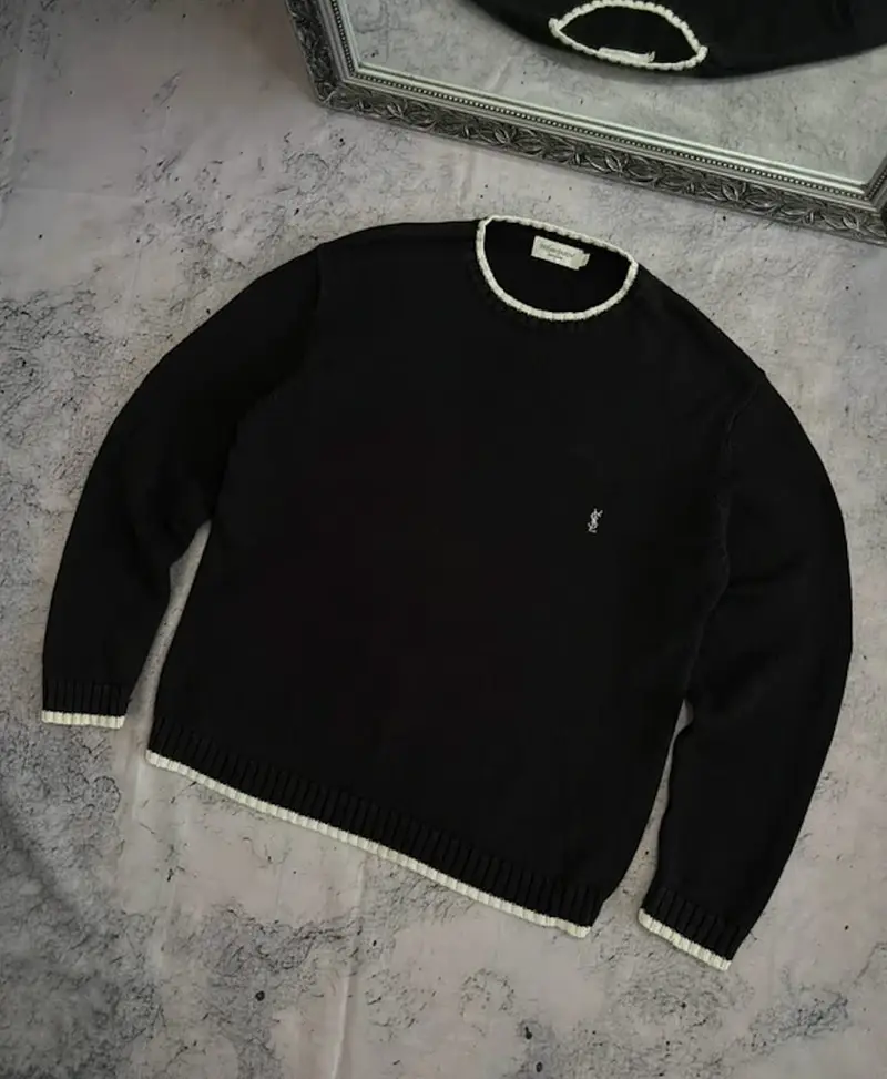 YSL Vintage Knit - Black & White