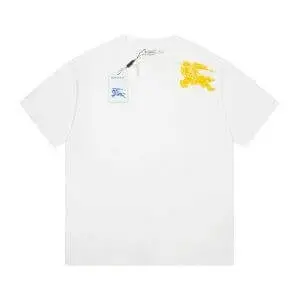 Yellow horse emblem Burberry T-SHIRT