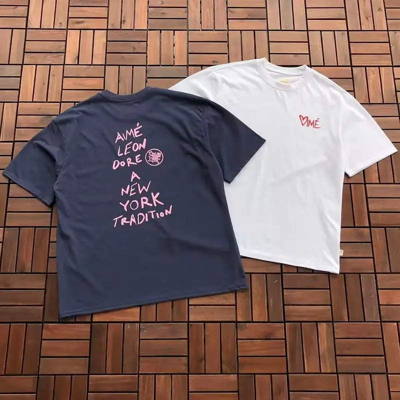 ￥~85 AI🔥E L🔥🔥N D🔥RE T-SHIRT 77033165 (im 185CM 80KG iwear size M in the photo)