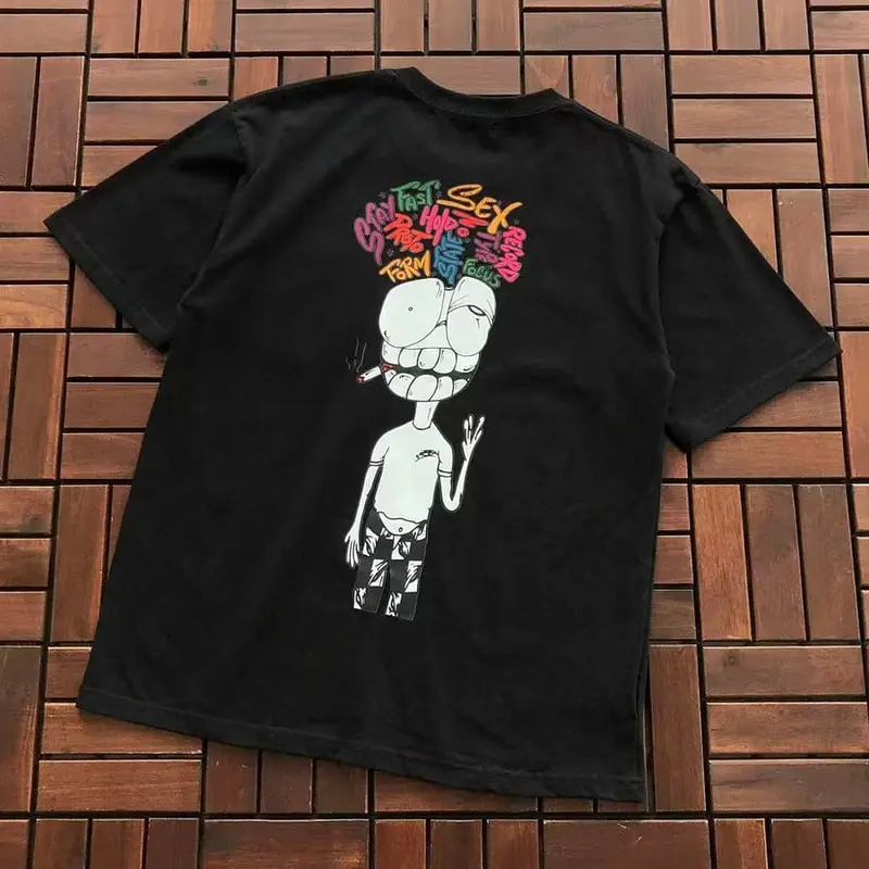 ￥~86 CH🔥OM🔥 HE🔥RTS T-SHIRT 77071407 (im 185CM 70KG iwear size S in the photo)
