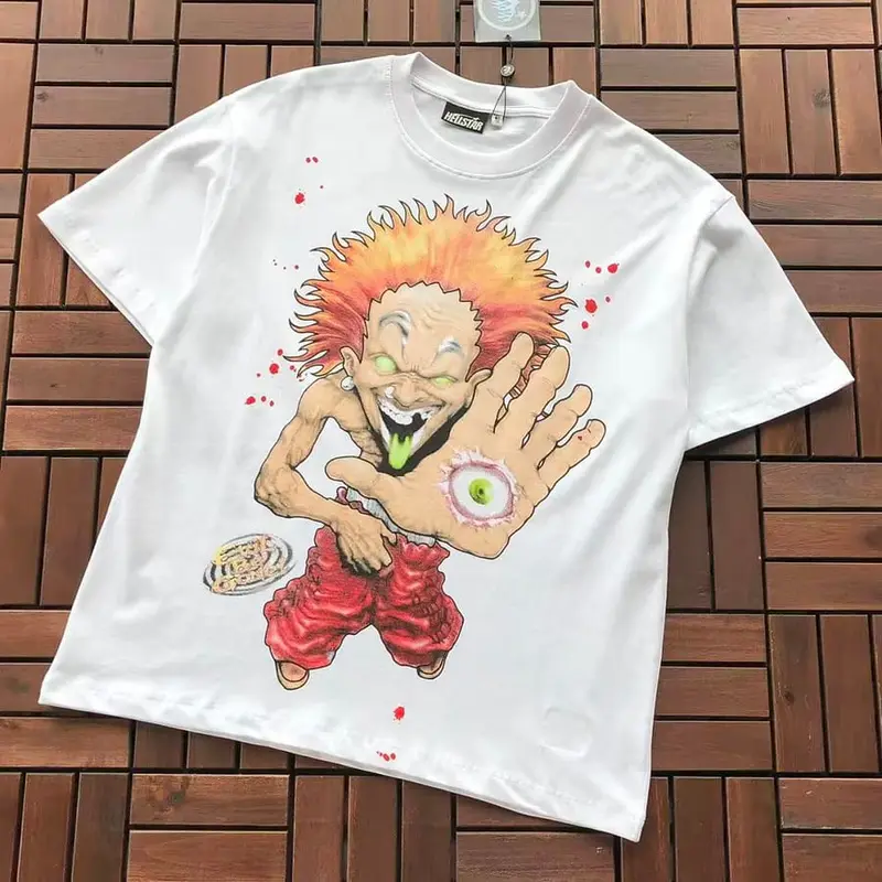 ￥~85 HELLSTAR T-SHIRT 77072256 (im 185CM 80KG iwear size M in the photo)