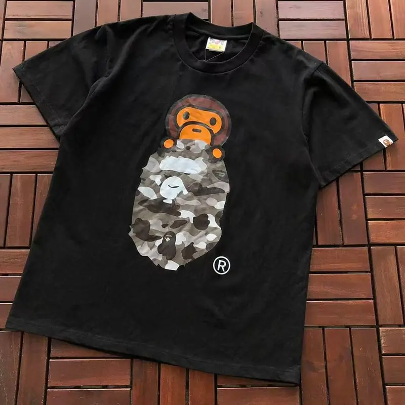 ￥~75 BAPE T-SHIRT 66072215 (im 185CM 70KG iwear size M in the photo)