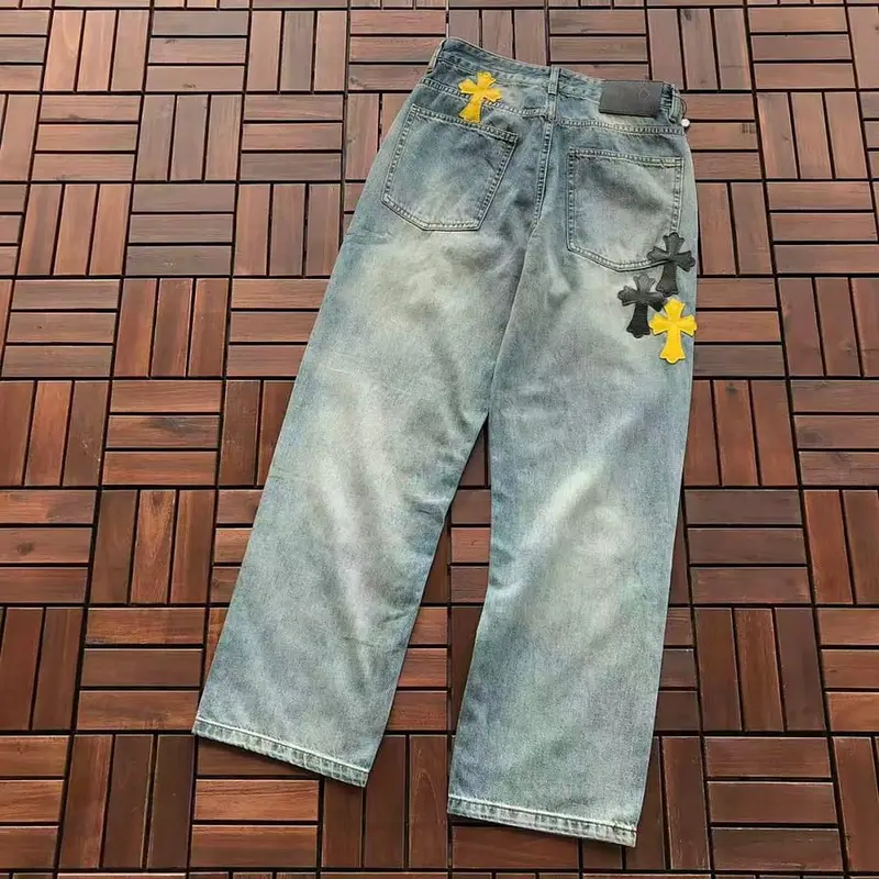 ￥~179 CH🔥OM🔥 HE🔥RTS JEANS 77070123