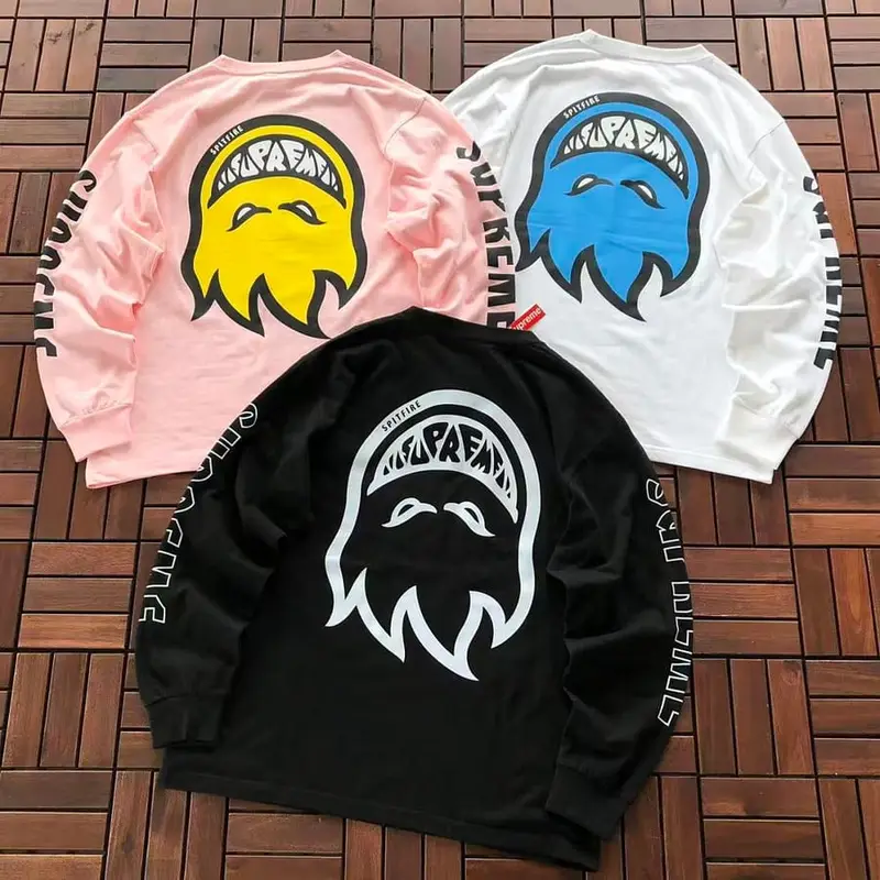 ￥~109 S🔥P🔥E🔥E & SPITFIRE LONG-SLEEVE 55071698 (im 185CM 70KG iwear size L in the photo)