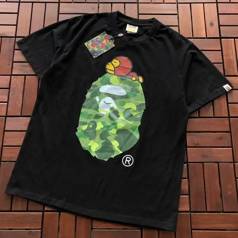 ￥~75 BAPE T-SHIRT 66072203 (im 185CM 70KG iwear size M in the photo)