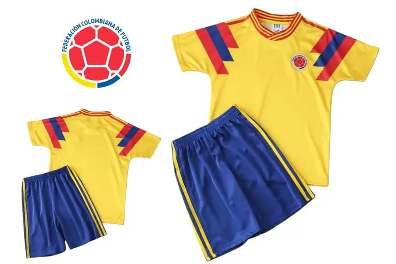 Colombia Children's Football Jersey
