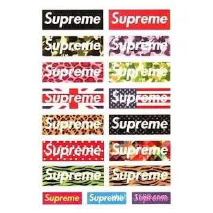 Supreme Stickers