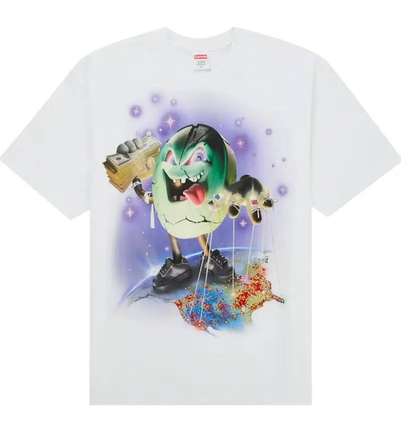 Supreme/SALEM World Money Tee White