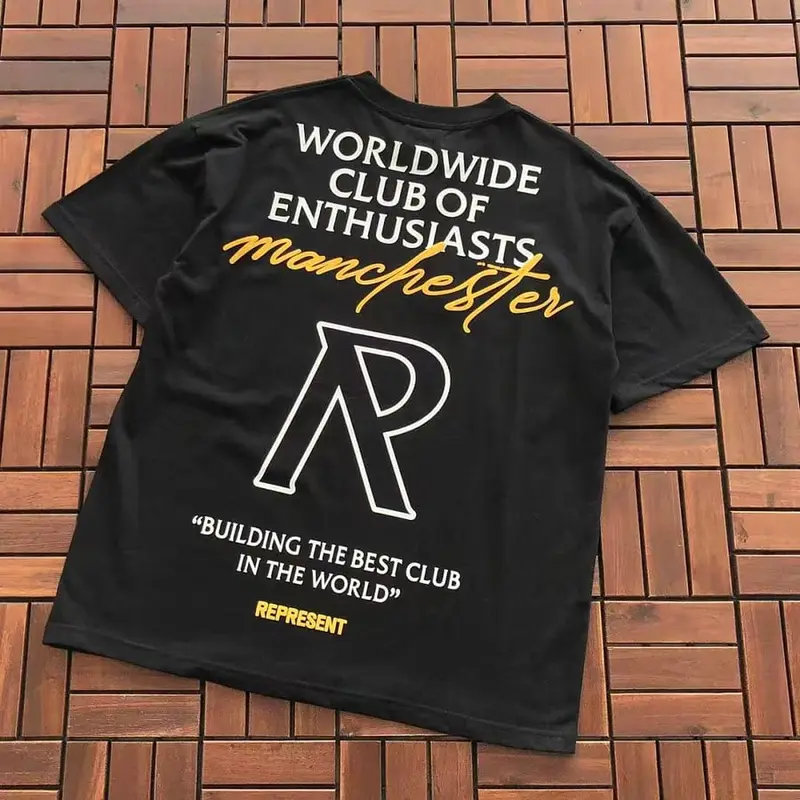 ￥~109 REPRESENT T-SHIRT 77071213 (im 185CM 70KG iwear size L in the photo)