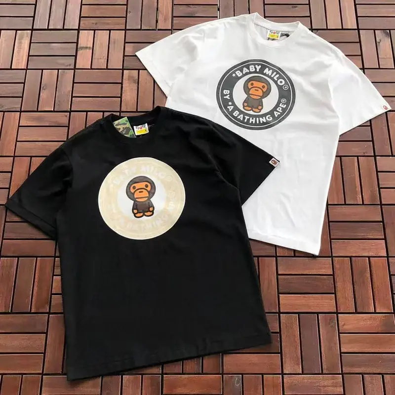 ￥~109 BAPE T-SHIRT 55071414 (im 185CM 80KG iwear size M in the photo)