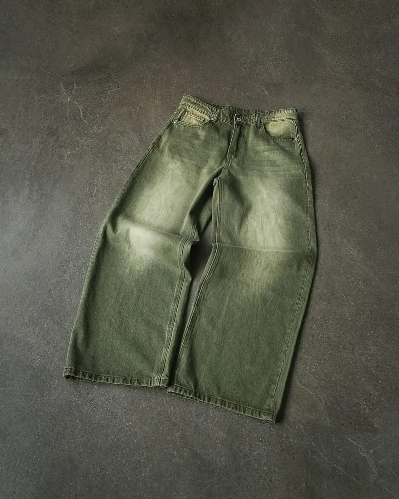 Mobius Matcha Baggy Jeans