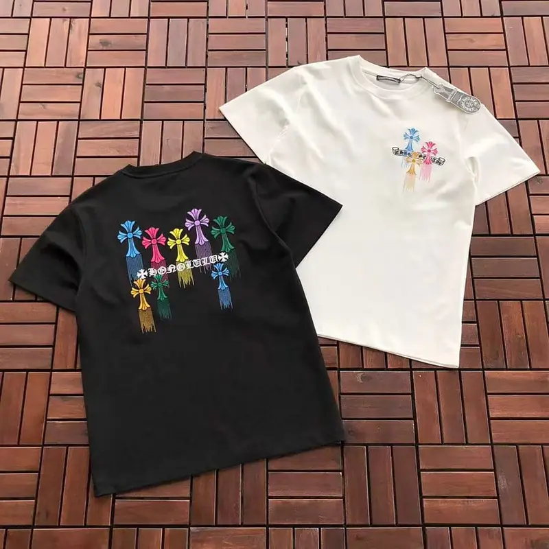 ￥ 169 CH🔥OM🔥 HE🔥RTS T-SHIRT 88080207 (im 185CM 80KG iwear size M in the photo)