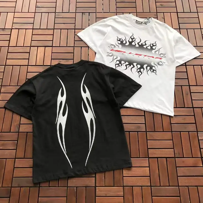 ￥~79 HELLSTAR T-SHIRT 77072219 (im 185CM 80KG iwear size M in the photo)