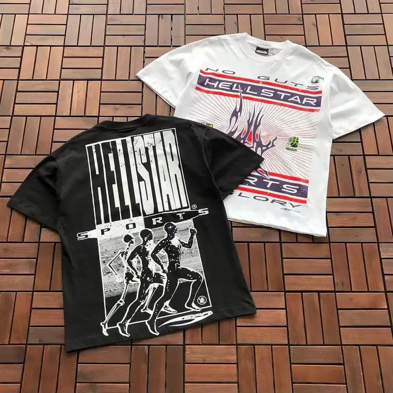￥~79 HELLSTAR T-SHIRT 77072218 (im 185CM 80KG iwear size M in the photo)