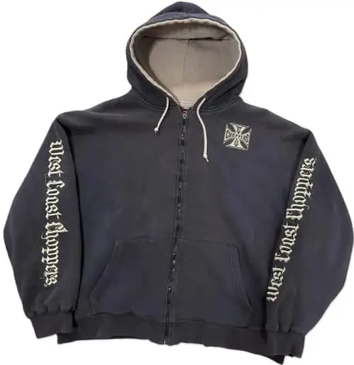 West Coast Choppers Purple Zip-Up Hoodie