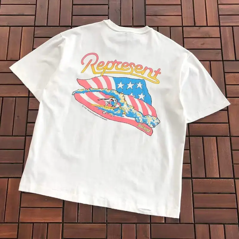 ￥ ~119 REPRESENT T-SHIRT 55073040 (im 185CM 70KG iwear size S in the photo)