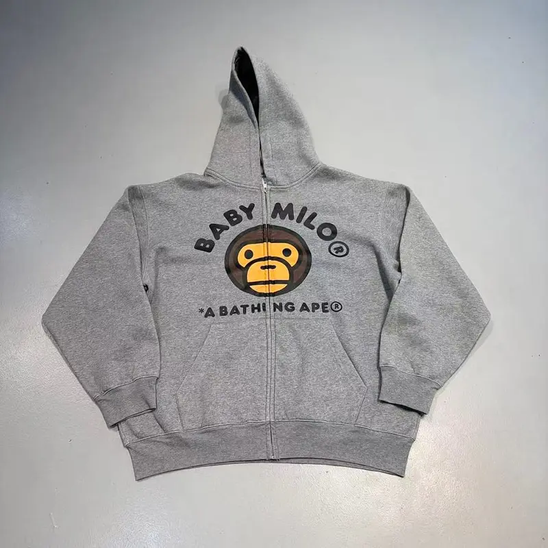 Bape Baby Milo Monogram Zip Hoodie
