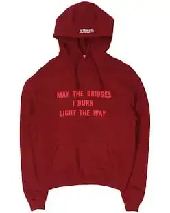 Vetements Bridges I Burn Hoodie