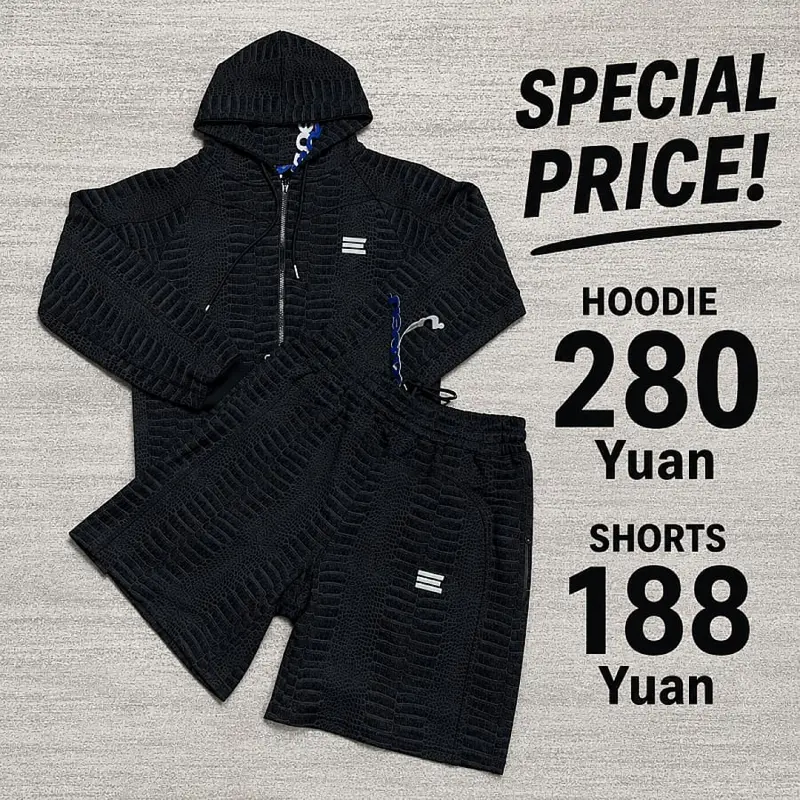 Kroen Croclock Hoodie Black