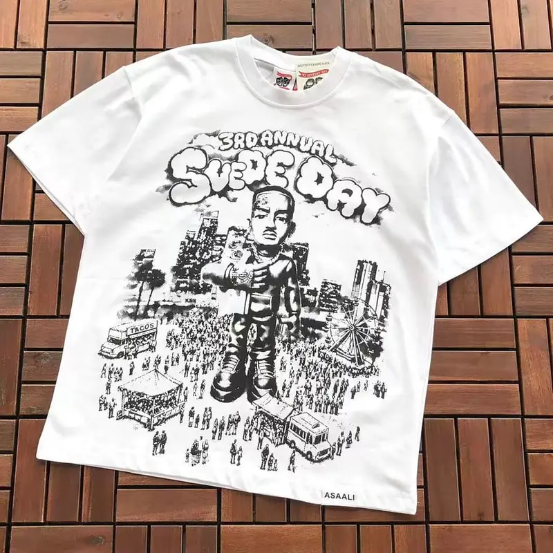 ￥~85 TH🔥T'S A AW🔥UL L🔥T OF C.. & ASAALI T-SHIRT 77072257