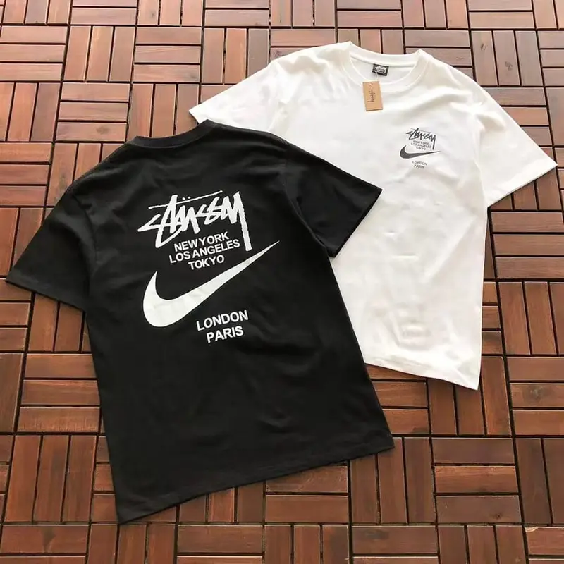 ￥~79 ST🔥S🔥Y & N🔥K🔥T-SHIRT 77052828 (im 185CM 70KG iwear size M in the photo)