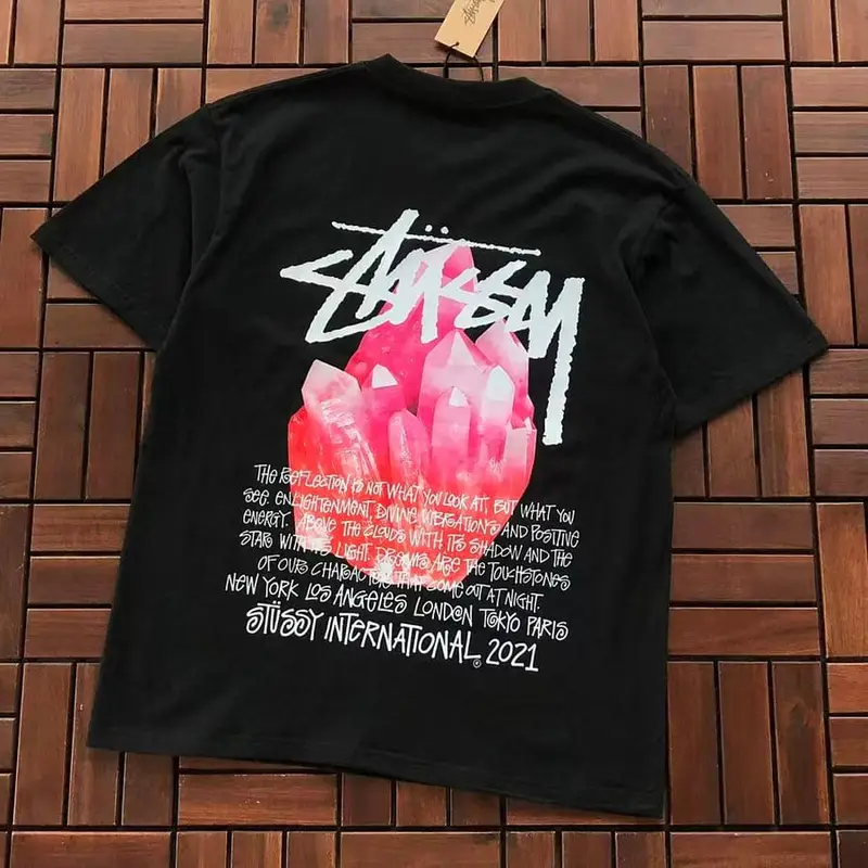 ￥~79 ST🔥S🔥Y T-SHIRT 77072146 (im 185CM 70KG iwear size L in the photo)