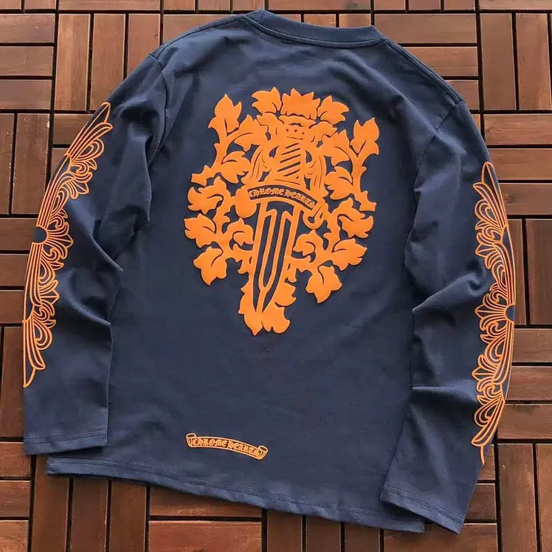￥~109 CH🔥OM🔥 HE🔥RTS LONG-SLEEVE 77081324