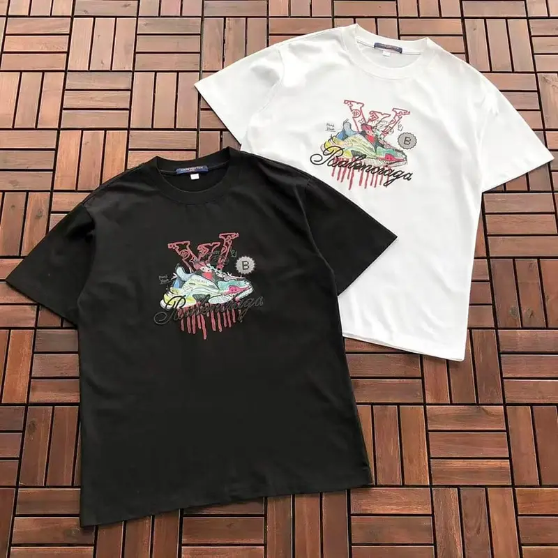 ￥ 169 L🔥& B🔥L🔥🔥🔥IA🔥A T-SHIRT 88070823 (im 185CM 80KG iwear size L in the photo)