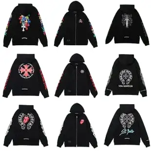 Bunch of Chrome Hearts Hoodies #1 (34 Variants)