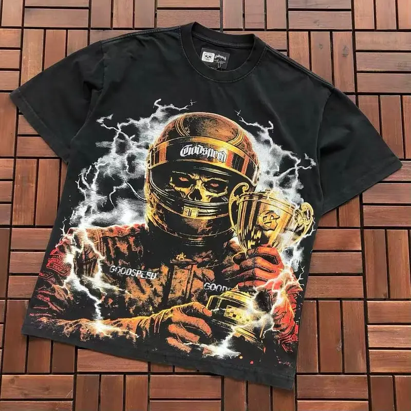 ￥~89 GODSPEED T-SHIRT 77072277 (im 185CM 80KG iwear size M in the photo)