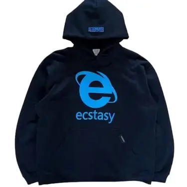 Vetements Ecstasy Hoodie Black