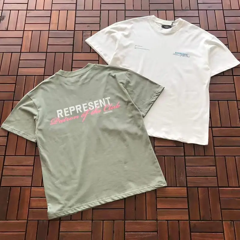 ￥~109 REPRESENT T-SHIRT 77071208 (im 185CM 70KG iwear size M in the photo)