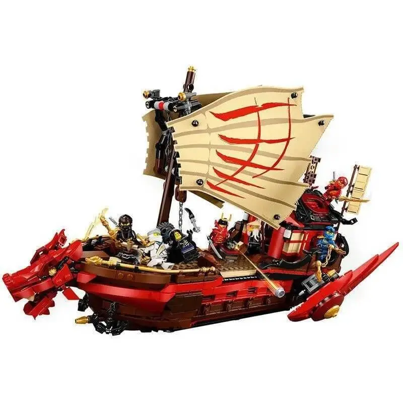 Lego-compatible Ninjago series “Destiny’s Bounty” dragon ship building set