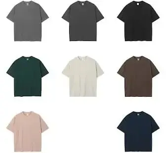 Cheap Unbranded Blank Washed Tees #1