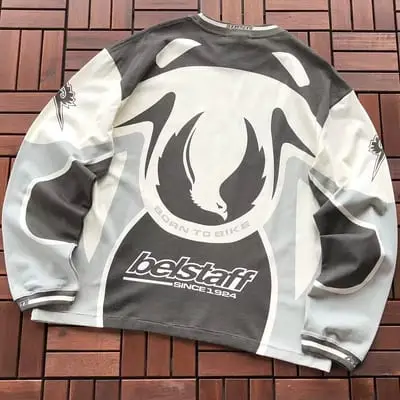 ￥~119 REPRESENT & BELSTAFF LONG-SLEEVE 77072047 (im 185CM 80KG iwear size M in the photo)