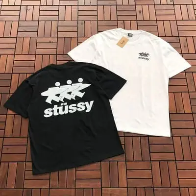 ￥~79 ST🔥S🔥Y T-SHIRT 77063017 (im 185CM 70KG iwear size M in the photo)
