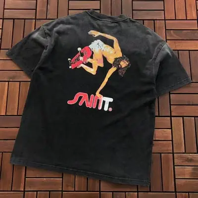 ￥ ~ 115 SAINT MICHAEL T-SHIRT 55072204 (im 185CM 70KG iwear size S in the photo)