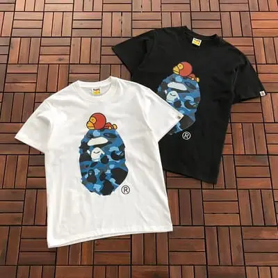 ￥~79 BAPE T-SHIRT 77071505 (im 180CM 68KG iwear size M in the photo)