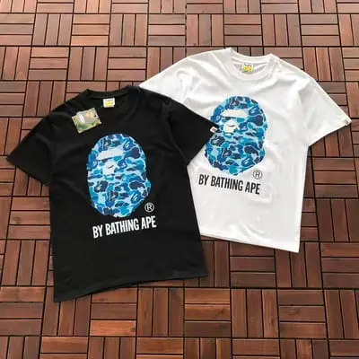 ￥~79 BAPE T-SHIRT 77063042 (im 185CM 70KG iwear size M in the photo)
