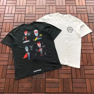 ￥ ~ 109 CH🔥OM🔥 HE🔥RTS T-SHIRT 55071625 (im 185CM 70KG iwear size M in the photo)