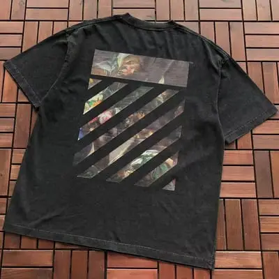 ￥~115 O🔥🔥-W🔥🔥TE T-SHIRT 55080701 (im 185CM 80KG iwear size XL in the photo)