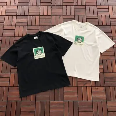 ￥~85 AI🔥E L🔥🔥N D🔥RE T-SHIRT 77030566 (im 185CM 70KG iwear size M in the photo)