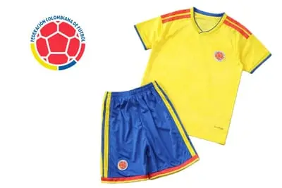 Colombia Children's Football Jersey