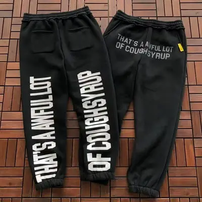 ￥~125 TH🔥T'S A AW🔥UL L🔥T OF C..TROUSERS FLEECE 77070315