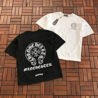 ￥~85 CH🔥OM🔥 HE🔥RTS T-SHIRT 77081105 (im 185CM 70KG iwear size M in the photo)