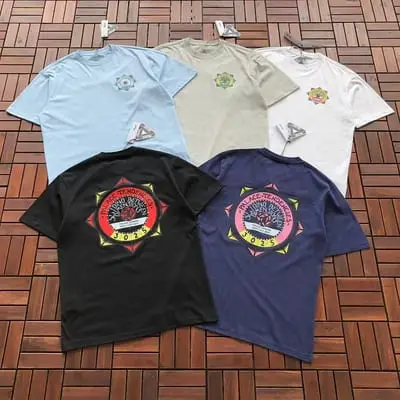 ￥~89 P🔥LA🔥E T-SHIRT 55070123 (im 185CM 70KG iwear size M in the photo)