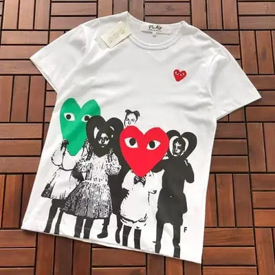 ￥~95 CDG T-SHIRT 55070356 (im 185CM 70KG iwear size M in the photo)