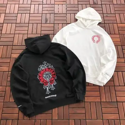 ￥~236 CH🔥OM🔥 HE🔥RTS HOODIE 66080436 (im 185CM 70KG iwear size L in the photo)