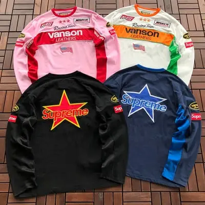 ￥ 239 S🔥P🔥E🔥E & VANSON LEATHERS LONG-SLEEVE 88072423 (im 185CM 80KG iwear size M in the photo)
